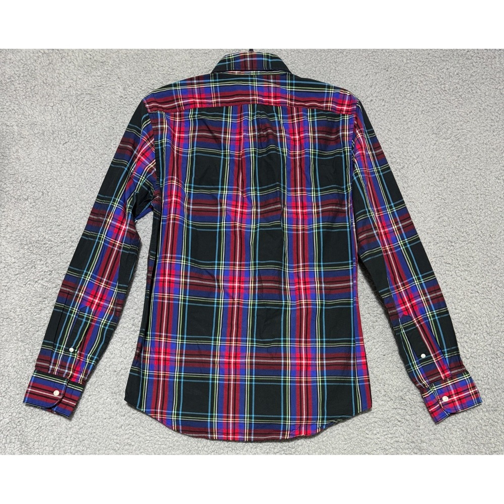 NEW J Crew Secret Wash 100's 2 Ply Yarns Long Sleeve Plaid Button Shirt Mens S - Picture 4 of 7